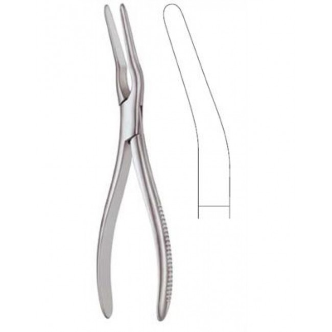 Asch Septum Straightening Forceps, 22 cm, Angled Asch Septum Straightening Forceps, 22 cm, Angled