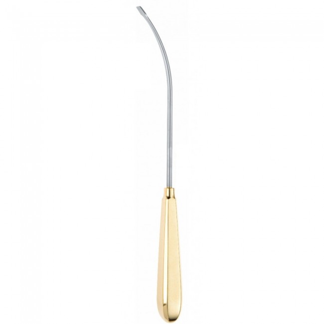Endoscopic Forehead Orbital Rim Dissector,Half Curved, 23.5 cm Endoscopic Forehead Orbital Rim Dissector,Half Curved, 23.5 cm