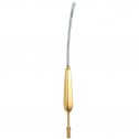 Endoscopic Forehead Suction Elevator, Half Curved, 23.5 cm Endoscopic Forehead Suction Elevator, Half Curved, 23.5 cm