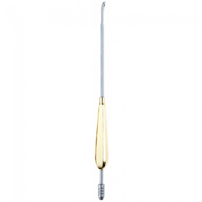 Endoscopic Forehead Suction Elevator, Quarter Curved, 23.5 cm Endoscopic Forehead Suction Elevator, Quarter Curved, 23.5 cm