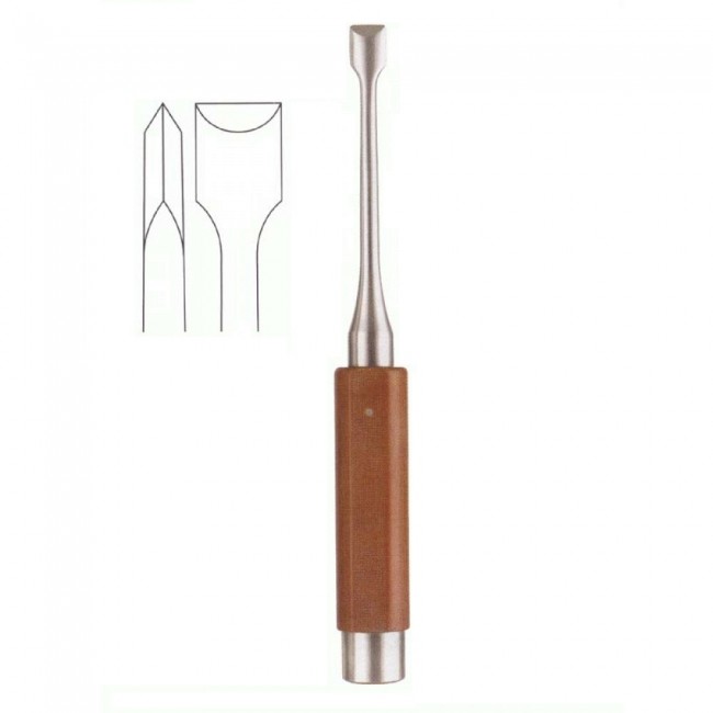 Obwegeser Wedge Osteotome With Fiber Handle, 22 cm Length Obwegeser Wedge Osteotome With Fiber Handle, 22 cm Length