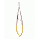 Castroviejo Needle Holder (Tungsten Carbide )T/C, Flat Handle With Catch  Castroviejo Needle Holder (Tungsten Carbide )T/C, Flat Handle With Catch