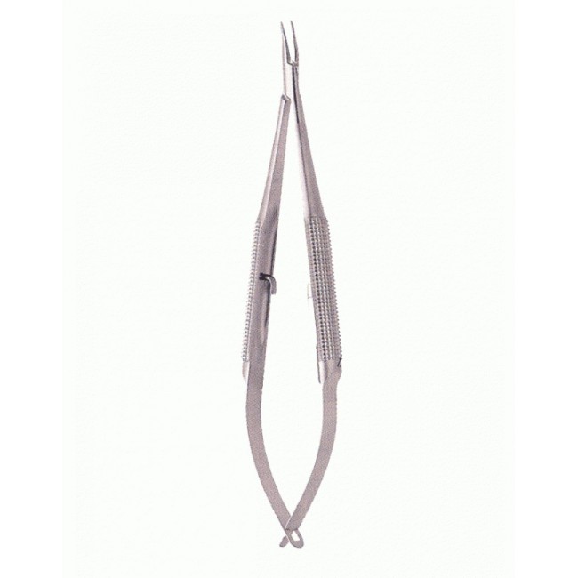 Barraquer Needle Holder,Round Handle With Catch