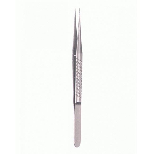 Micro Forceps, 12 cm Sharp, Round Handle (Special For Hair Transplantation)