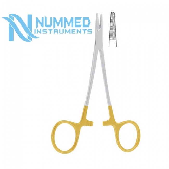 Webster T.C. (Tungsten Carbide) Needle Holder,Serrated Jaw, 13 cm Webster T.C. (Tungsten Carbide) Needle Holder,Serrated Jaw, 13 cm