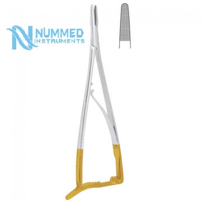 Zweifel T.C. (Tungsten Carbide) Needle Holder,With Hinged Ratchet Zweifel T.C. (Tungsten Carbide) Needle Holder,With Hinged Ratchet