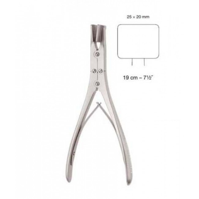 Tschoepe Cartilage Crusher / Morselizer  (Double Action) 19 cm