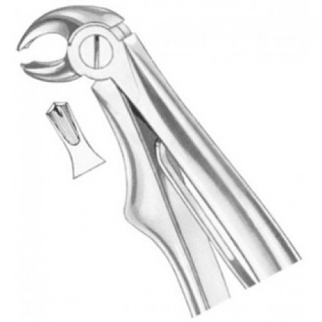 Dental Extracting Forceps Child Fig # 222 Lower Molars