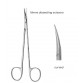 Nerve Dissecting Scissors,Curved, 15.5 cm