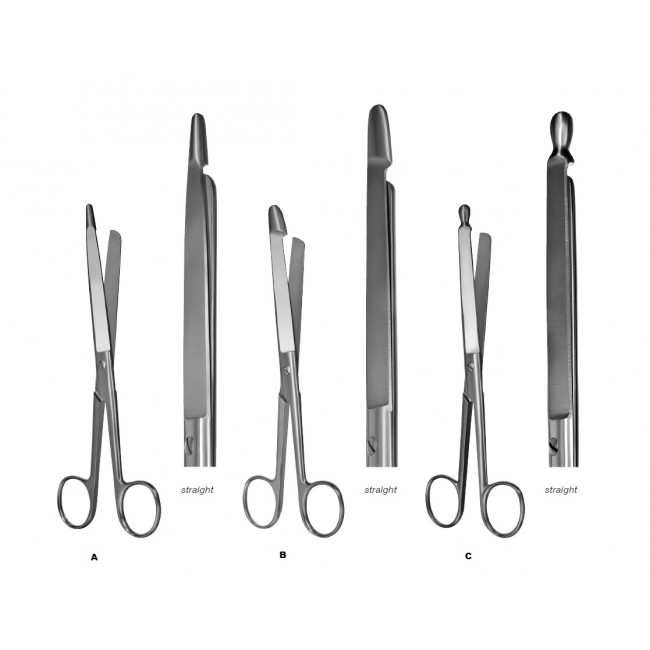 Post Martam Scissors, 21 cm