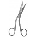 Knowles Scissors,Angled,Probe Pointed 14 cm