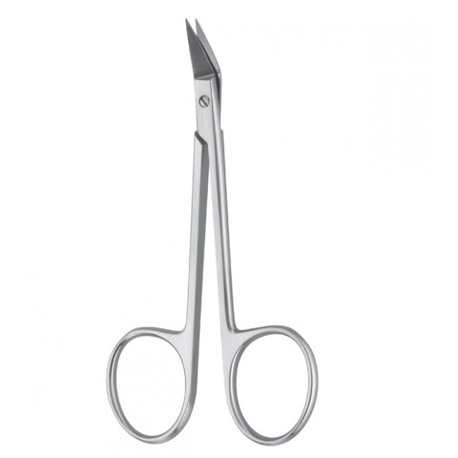 Wilmer Delicate Scissors, 10 cm ,Curved Bent Wilmer Delicate Scissors, 10 cm ,Curved Bent