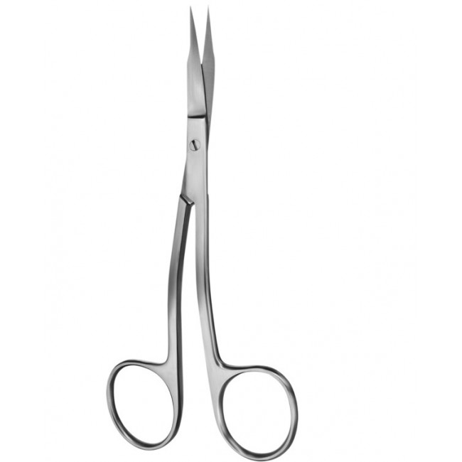 GoldMann-Fox Scissor, 13 cm ,Micro Serrated Upper Blade, S-Shaped