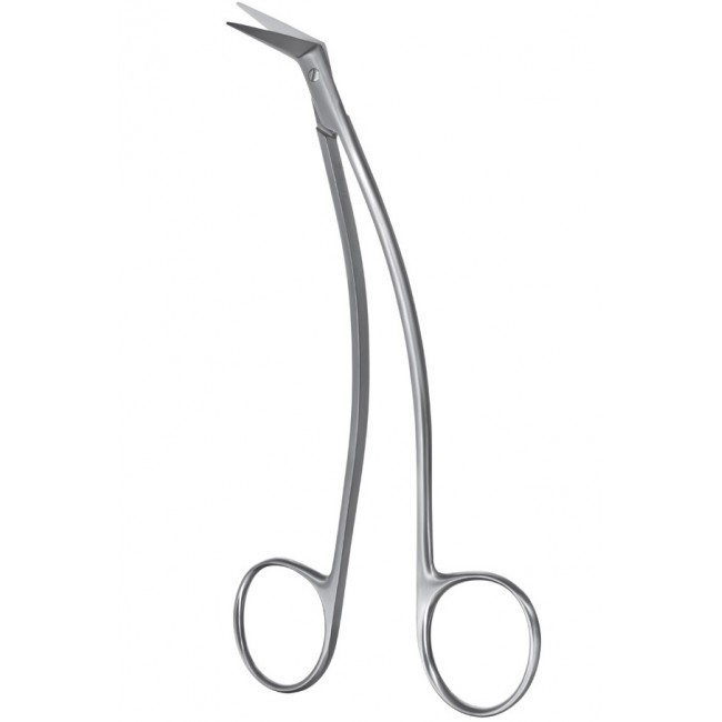 Favaloro Vascular Scissor ,Angled ,Sharp/Blunt, 15 cm