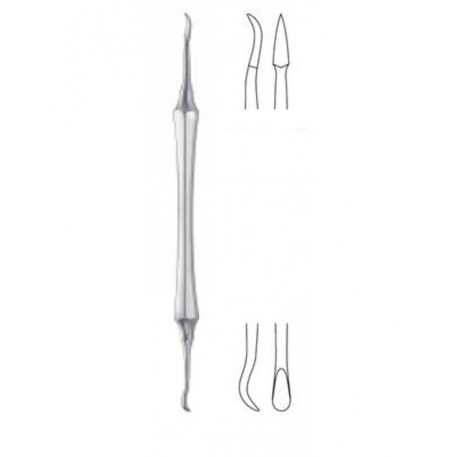 Kahre Cleft Palate Raspatory, 17 cm Kahre Cleft Palate Raspatory, 17 cm