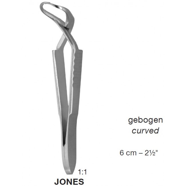 JONES Towel Forceps 6 cm