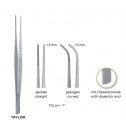 Taylor with Dissector end, Delicate Dissecting Forceps, 1.5 mm , 17.5 cm